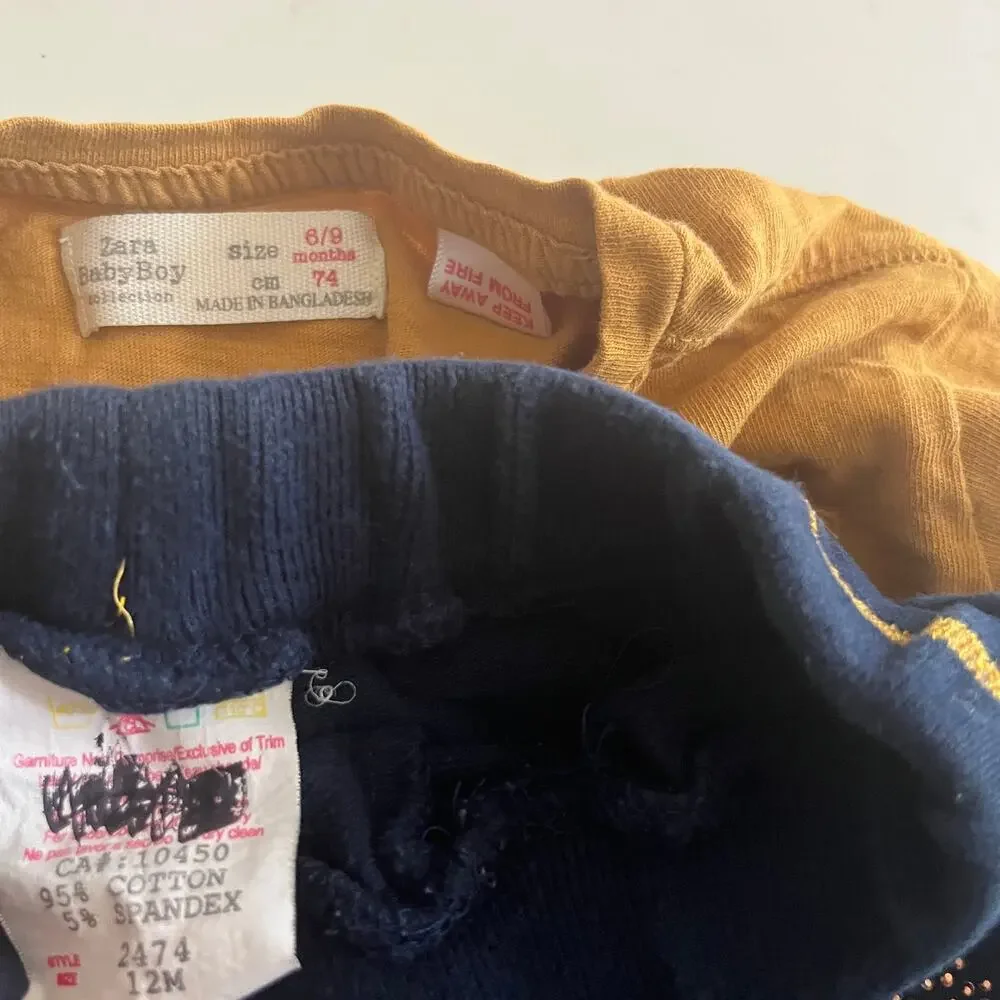 Boys 6-12M Fall Winter Bundle Zara Gap Quality Brands Preppy Classic